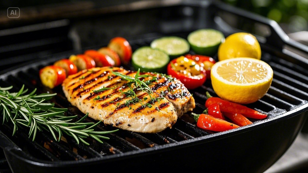 Perfect Grilled Lemon Herb Chicken with Summer Vegetables _ Ultimate Grilling Guide