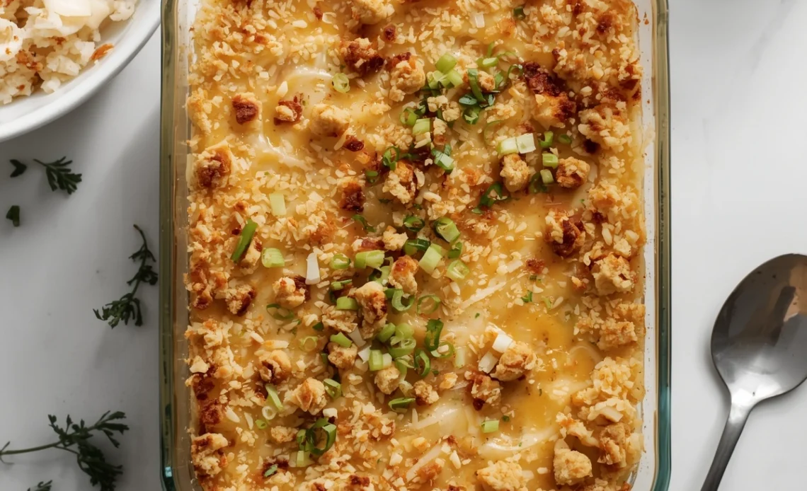 15-Minute Mashed Potato Casserole Recipe – Perfect Side Dish
