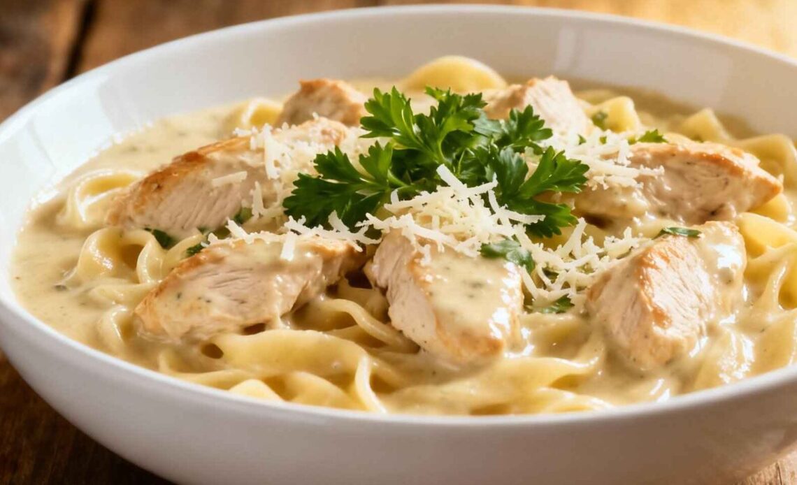 Slow-Cooker Chicken Alfredo